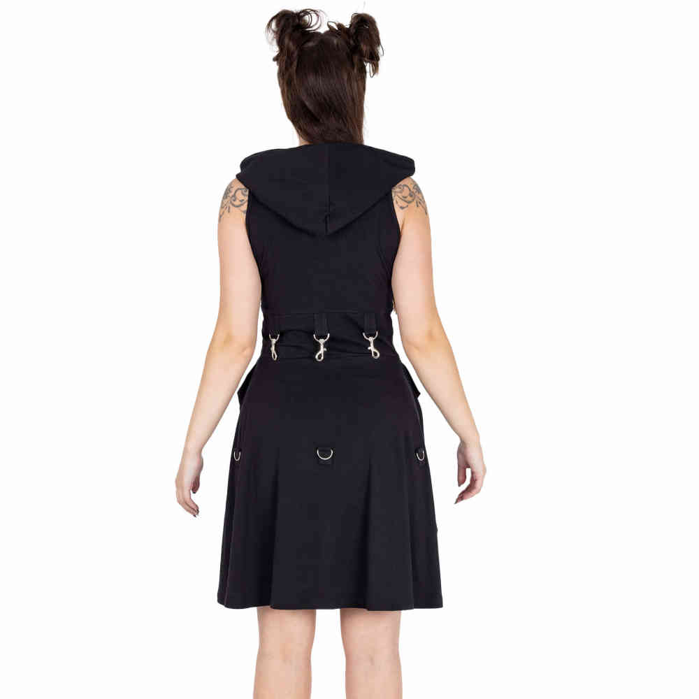 Poizen Industries - Azalea Robe courte - Noir